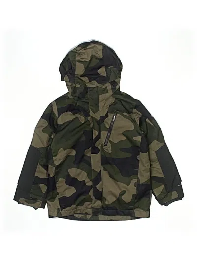 Pre-owned Columbia Kids' Snow Jacket In Green
