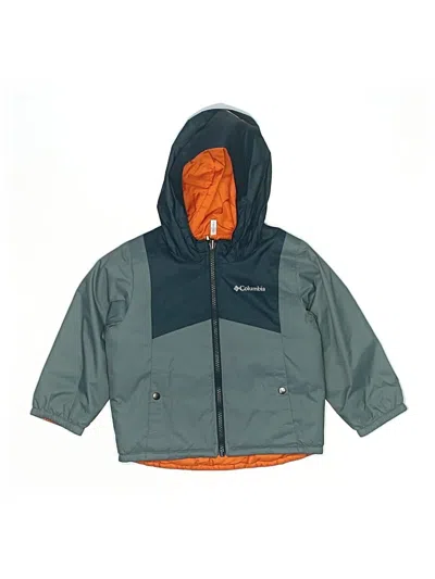 Pre-owned Columbia Babies' Snow Jacket In Green