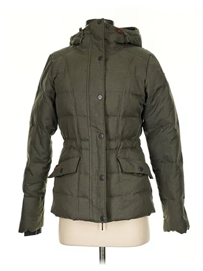 Pre-owned Columbia Snow Jacket In Green