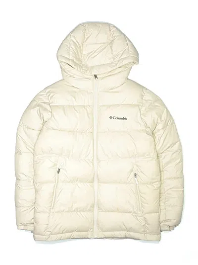 Pre-owned Columbia Kids' Snow Jacket In Ivory