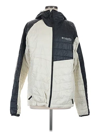 Pre-owned Columbia Snow Jacket In Ivory