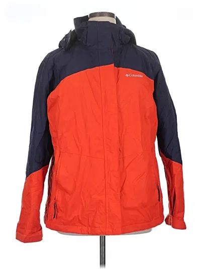 Pre-owned Columbia Snow Jacket In Orange