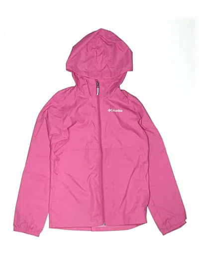 Pre-owned Columbia Kids' Snow Jacket In Pink