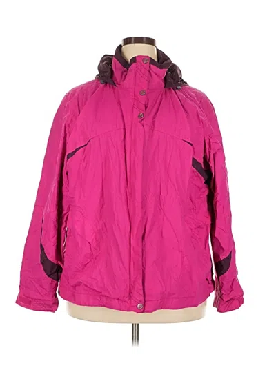 Pre-owned Columbia Snow Jacket In Pink