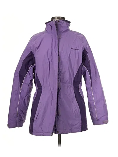 Pre-owned Columbia Snow Jacket In Purple
