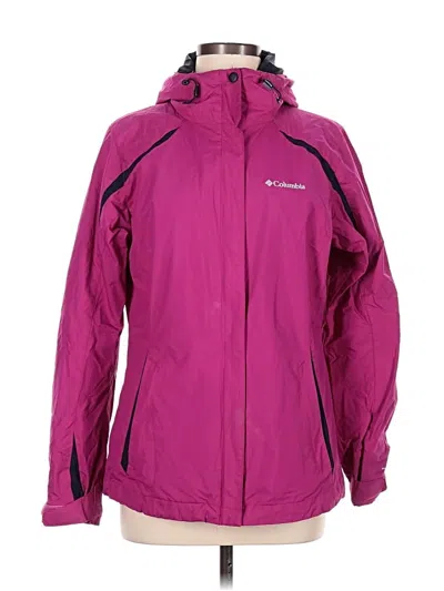Pre-owned Columbia Snow Jacket In Purple