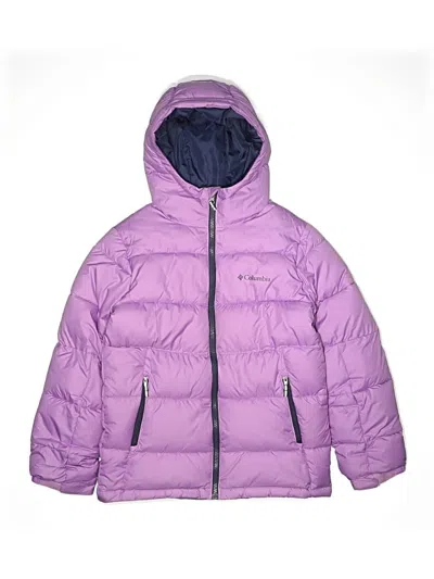 Pre-owned Columbia Kids' Snow Jacket In Purple