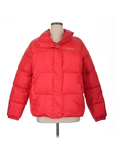 Pre-owned Columbia Snow Jacket In Red