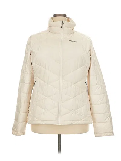 Pre-owned Columbia Snow Jacket In White