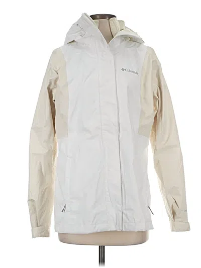 Pre-owned Columbia Snow Jacket In White