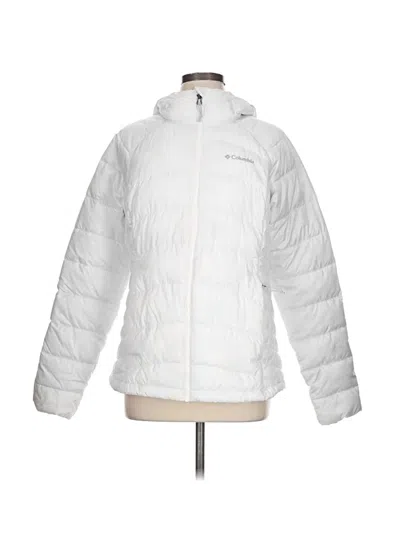 Pre-owned Columbia Snow Jacket In White