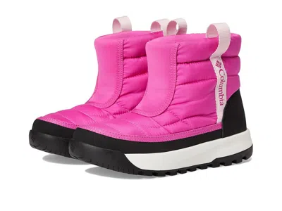 Columbia Snowtrottm Mid (toddler/little Kid/big Kid) Kids Shoes Pink Ice/satin Pink : 6 Big Kid M, Synthetic