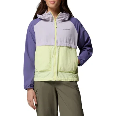 Columbia Spire Valley Water Repellent Windbreaker In Multi
