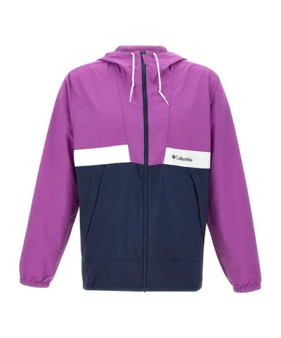 Columbia 'spire Valley' Windbreaker In Blue
