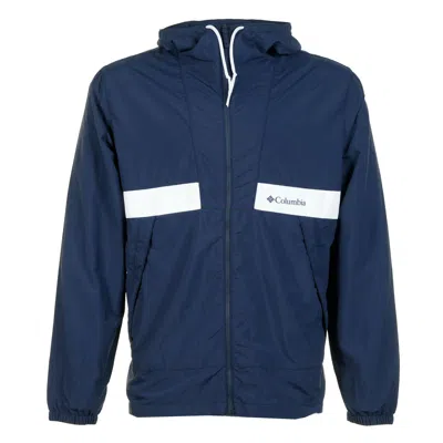 Columbia Spire Valley Windbreaker Collegiate Navy In Blue