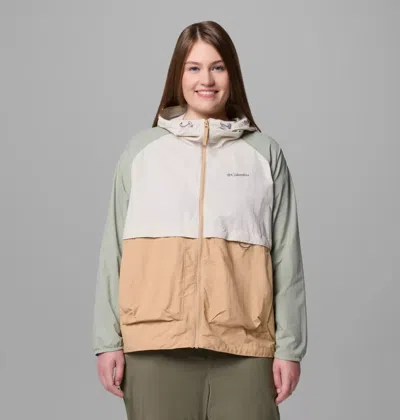 Columbia Spire Valley Windbreaker Jacket Womens Multicolor Full Zip Jax3