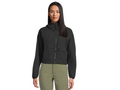 Columbia Spire Valleytm Cropped Windbreaker In Black