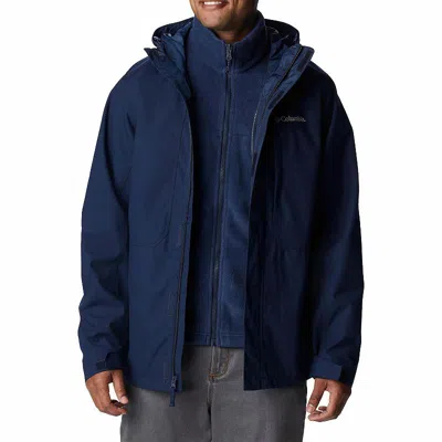 Columbia Sportswear Mens Loma Vista Interchange Twill Warm Soft Shell Jacket In Blue