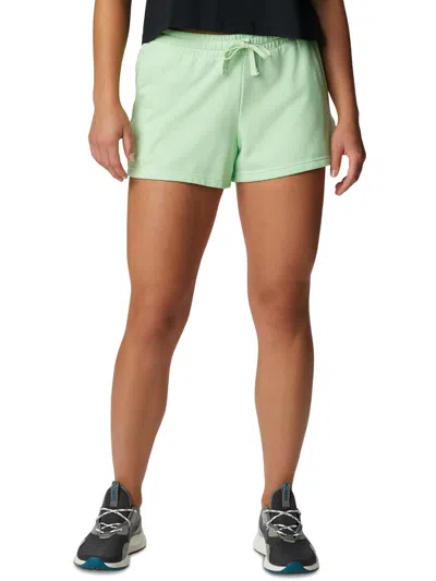Columbia Sportswear Womens Drawstring Hem Fitness Shorts In Green