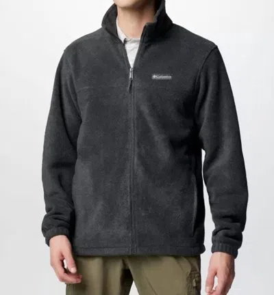 Columbia Steens Mountain Full Zip 2.0 Top In Charcoal Heatherby In Blue
