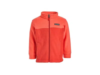 Columbia Steens Mountain Ii Fleece (infant) Kid's Sweater Zing/super Sonic : 6-12 Months, Polyester In Red