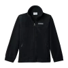 Columbia Steens Mountain Little & Big Kid Boys Fleece Lightweight Puffer Jacket In Black