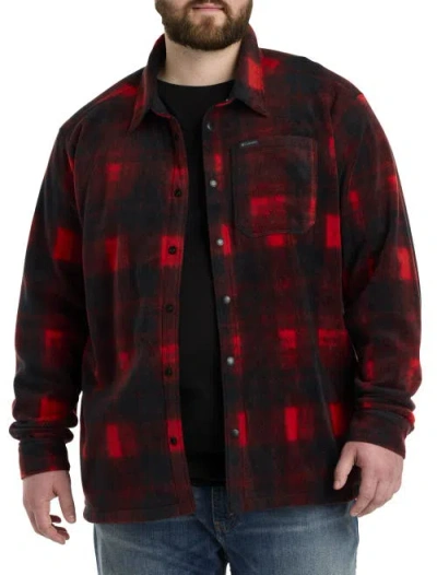 Columbia Steens Mountain Printed Shirt Jacket In Brown