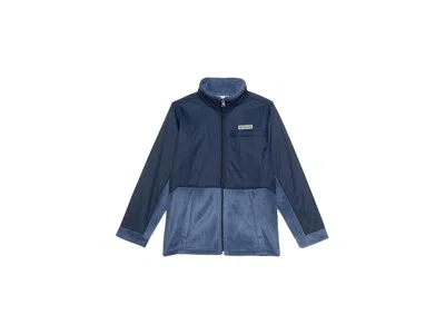 Columbia Steens Mountaintm Ii Overlay (little Kid/big Kid) Boy's Coat Dark Mountain/collegiate Navy : Sm (8 B In Blue