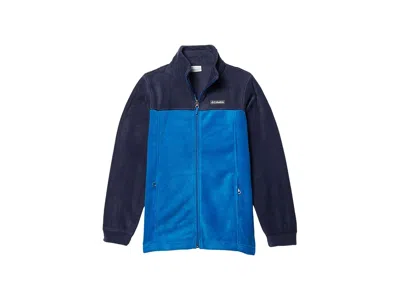 Columbia Steens Mttm Ii Fleece (little Kids/big Kids) Boy's Fleece Bright Indigo/collegiate Navy : 2xs (4-5 L In Blue