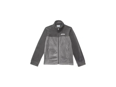 Columbia Steens Mttm Ii Fleece (little Kids/big Kids) Boy's Fleece City Grey/shark : 2xs (4-5 Little Kids), F In Brown