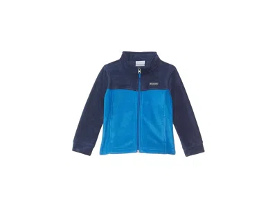 Columbia Steens Mttm Ii Fleece (toddler) Boy's Fleece Bright Indigo/collegiate Navy : 3 Toddler, Fleece/polye In Pattern