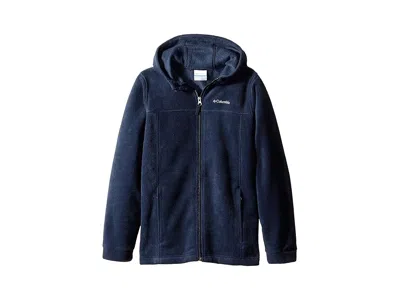 Columbia Steenstm Ii Fleece Hoodie (little Kids/big Kids) Boy's Coat Collegiate Navy : Xl (18-20 Big Kids), F In Blue