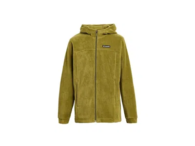 Columbia Steenstm Ii Fleece Hoodie (little Kids/big Kids) Boy's Coat Mossy Green : Xs (6-7 Little Kids), Flee