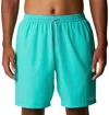 Columbia Summertide Shorts Men's Xl Turquoise Stretch Drawstring Waist App1276 In Green