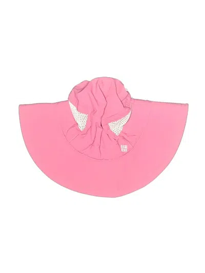 Pre-owned Columbia Kids' Sun Hat In Pink