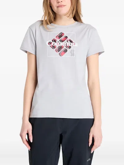 Columbia Sun Trek™ Logo-detail T-shirt In Gray