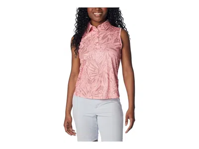 Columbia Super Tidal Teetm Sl Polo In Pink