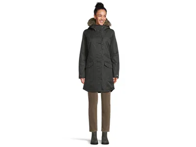 Columbia Suttle Mountaintm Long Insulated Jacket In Black