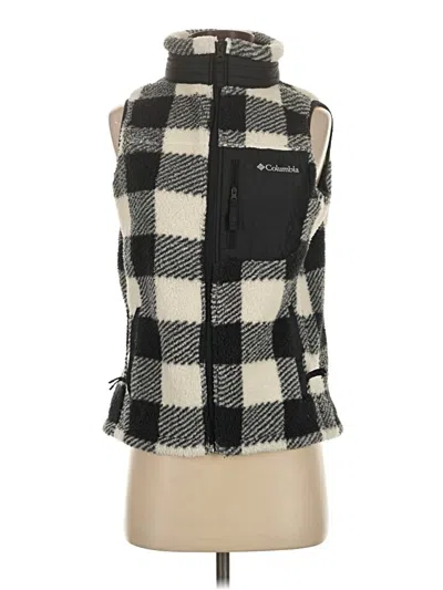 Pre-owned Columbia Sweater Vest In Black