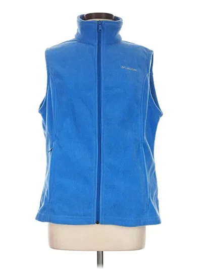 Pre-owned Columbia Sweater Vest In Blue