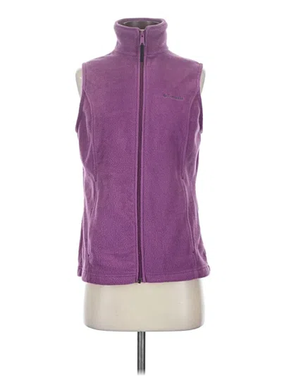 Pre-owned Columbia Sweater Vest In Purple