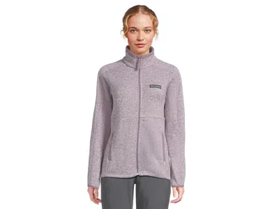 Columbia Sweater Weathertm Full Zip Ii In Purple