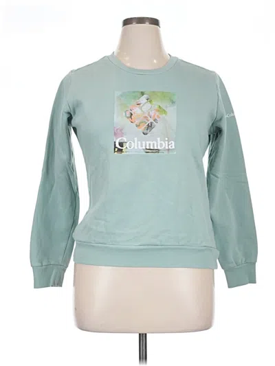 Pre-owned Columbia Sweatshirt In Blue