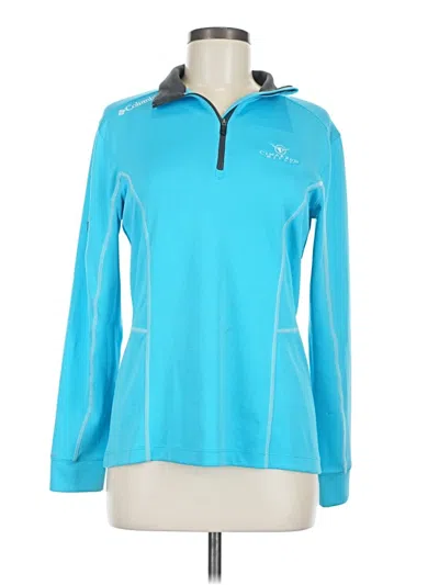 Pre-owned Columbia Sweatshirt In Blue