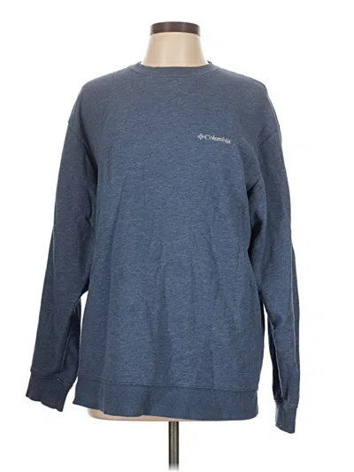 Pre-owned Columbia Sweatshirt In Blue