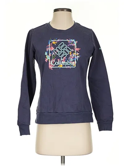 Pre-owned Columbia Sweatshirt In Blue