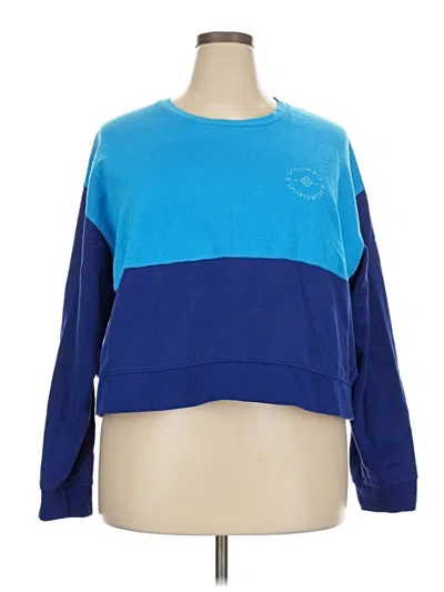 Pre-owned Columbia Sweatshirt In Blue