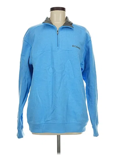 Pre-owned Columbia Sweatshirt In Blue