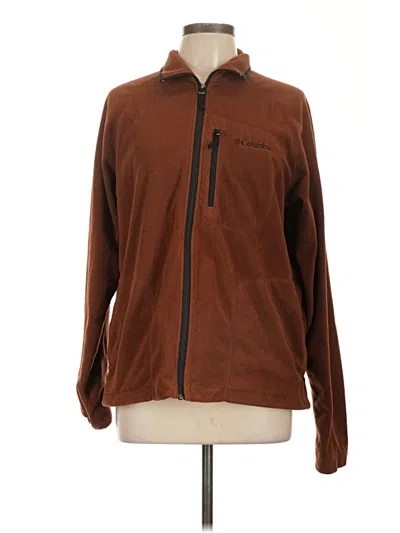 Pre-owned Columbia Sweatshirt In Brown