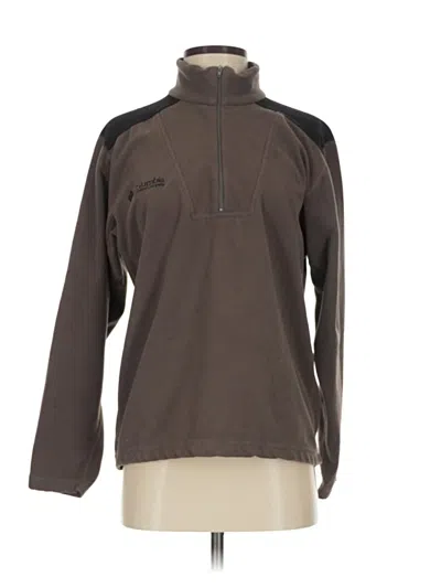 Pre-owned Columbia Sweatshirt In Brown